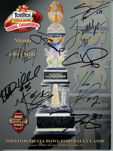 Jim tressel signed ohio - jim, +8