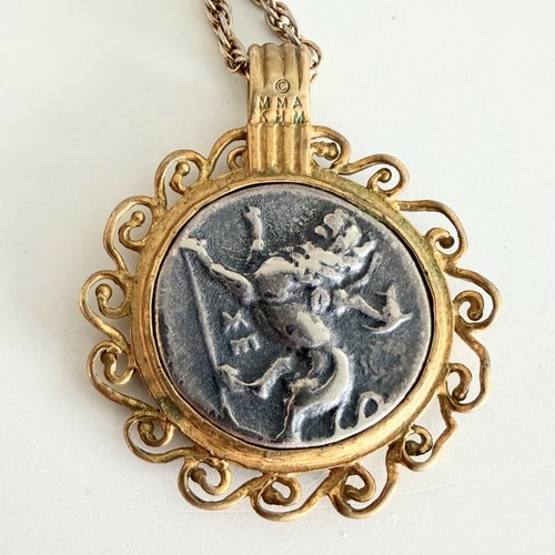 Roman coin pendant - pendant, on