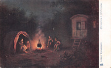TUCK MIXED POSTCARDS 1539 GIPSY ENCAMPMENT   GD + VERY GD