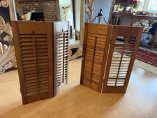 VTG Wooden Window Shutters 18"