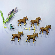 Vtg 4.5" Cast Iron Clydesdale