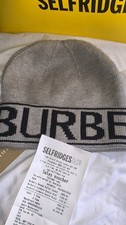Burberry Grey & Black Cashmere