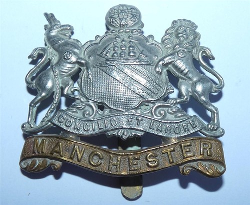 Manchester regiment cap badge - regiment,