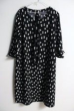 Damart Womens Ink Print Dress