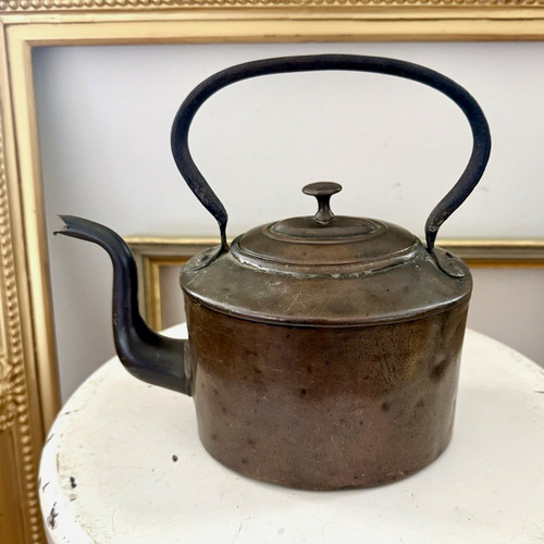 Vintage antique copper tea - ,