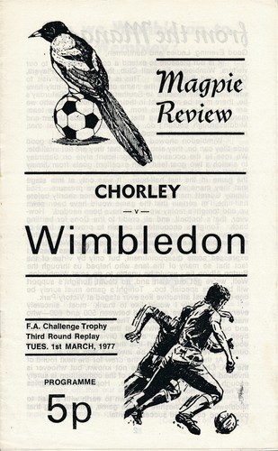 Chorley wimbledon fa - v, (fa