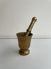 Vintage solid brass pestle and - pestle,