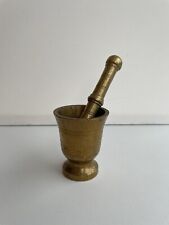 Vintage Solid Brass Pestle and