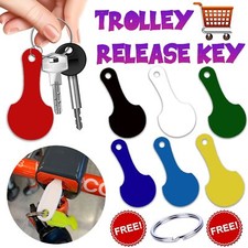 2-Pack Shopping Trolley Keys