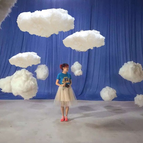 Artificial clouds wedding - 3d,