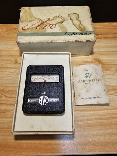 Vintage avo light meter - light,