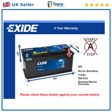 Battery fits LAND ROVER