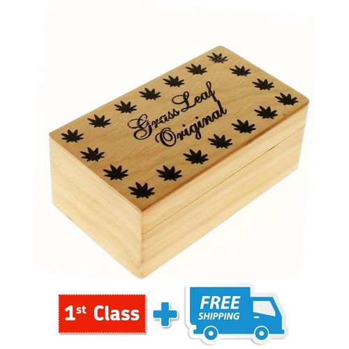 Medium wooden rolling box - medium,