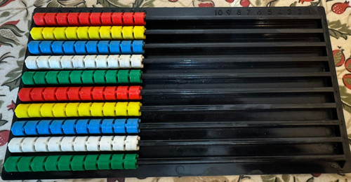 Plastic abacus random colour - random,