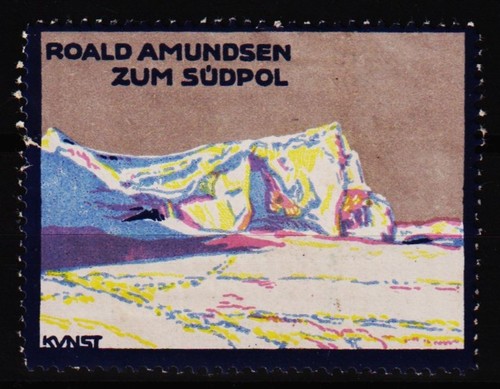Vintage german poster stamp - german,
