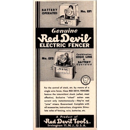 Red devil tools battery - red,