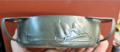 Exquisite pewter butter dish - exquisite,