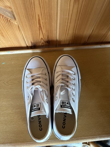 White platform converse - white,