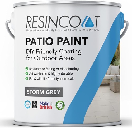Resincoat outdoor patio - outdoor, paint