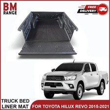 FOR TOYOTA HILUX REVO DOUBLE CAB MK8 2015-2021 BLACK PICKUP TRUCK BED LINER MAT
