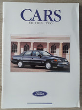 Ford Cars Range Brochure 1990 - XR2i XR3i XR4i XR4x4 Scorpio Cabriolet 2000E