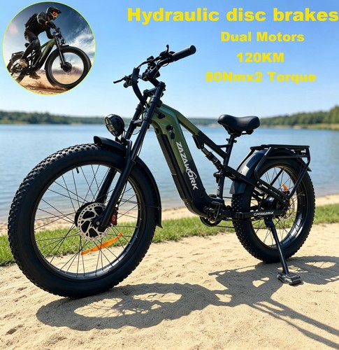 120km electric bike adult - 26",