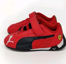 Puma X Scuderia Ferrari "Drift Cat"  Rosso Red Sneakers Toddler 7T