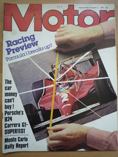 1981 motor feb opel senator - motor,
