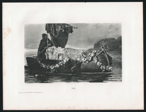 Elaines funeral boat - barge, by