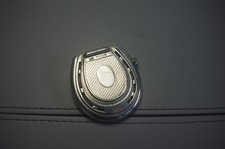 Sterling Silver ‘Horseshoe’ Vesta Case with striker  lighter wick tube Victorian