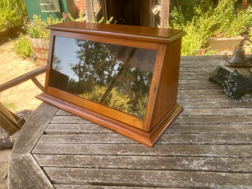 Antique mahogany glazed table - antique,