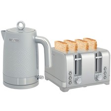 HOMCOM Kettle and Toaster Set