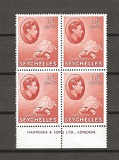 SEYCHELLES 1938/49 SG 139ab MNH 