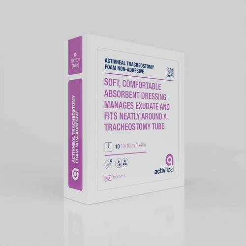 Activheal foam tracheostomy - activheal,