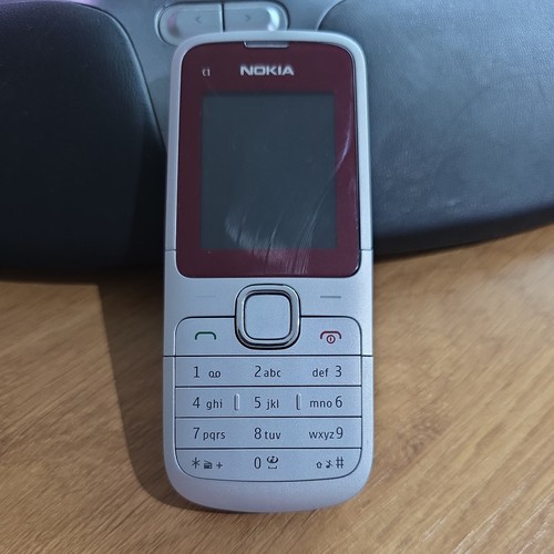 Nokia silver red - nokia, c1-01