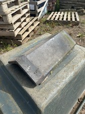 Clay capped angle ridge tiles
