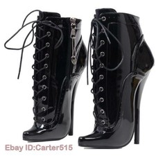 12cm Heels Women Ankle High