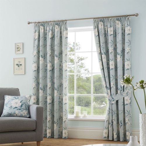 Pencil pleat curtains - curtains, 100%
