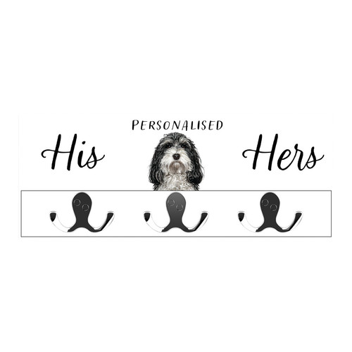 Personalised dog lead double - personalised,