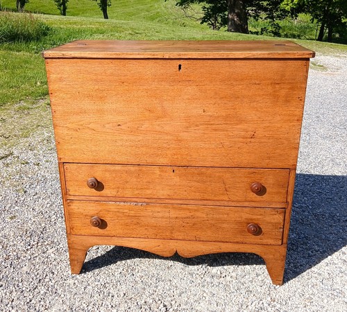 Antique mule chest blanket - chest,