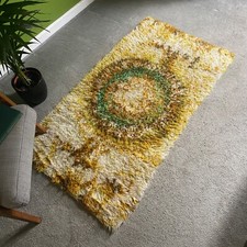 Vintage 60s rya - 60s, cream