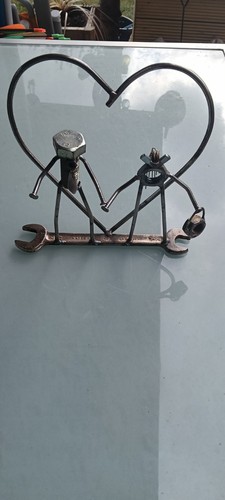 Nut bolt couple - bolt, art