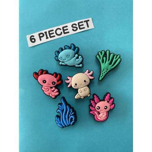 Cute axolotl salamander - 6x,