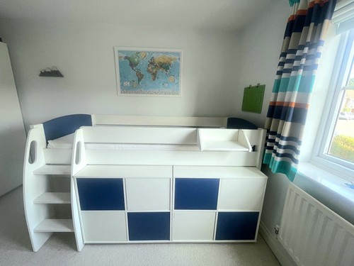 Stompa mid sleeper kids bed - kids,