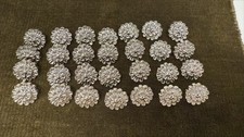 silver furniture studs decorative x 28 for Upholstery