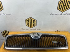 SKODA OCTAVIA VRS FRONT UPPER CENTRE GRILLE CHROME 1Z0853668 04-09 Pre Facelift