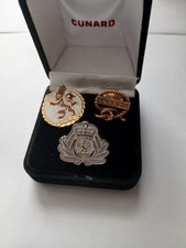 Cunard Badges X 2 & Liverpool