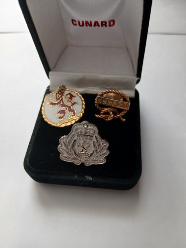 Cunard badges liverpool - cunard, 2