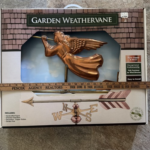 Copper garden weathervane - garden,