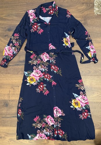 Joules navy floral dress - navy,